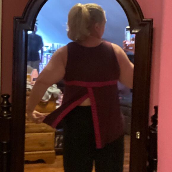 FadedโGloryโPurpleโTankย TopโOpenโBackโXLโ16-18 - Picture 4 of 8